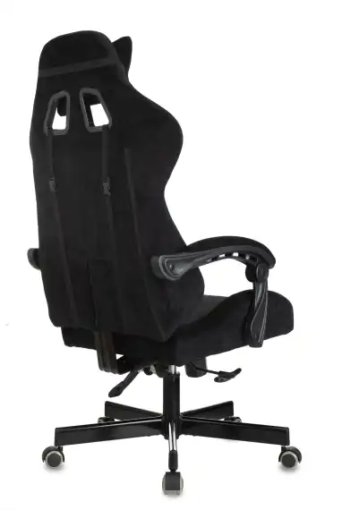 Кресло игровое Knight Terminator черный Light-20 с подголов. крестов. металл