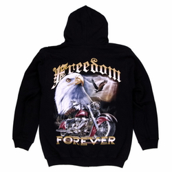 Толстовка Freedom Forever Орёл с мотоциклом