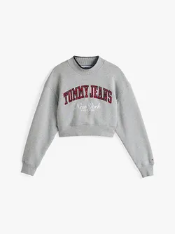 Толстовка женская TOMMY JEANS TJW CROP CNECK COLLA