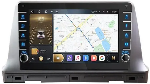 Магнитола для KIA Seltos 2020-2023 - Kuberg OL-1792 (кнопки и крутилки), Android 12, Быстрая, CarPlay, 4G SIM-слот