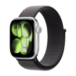 Умные часы Apple Watch Series 11 GPS, 42mm, Silver Aluminium Case with Dark Gray Sport Loop