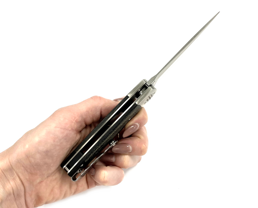 Нож складной Карачун-02, D2, G10 и сталь