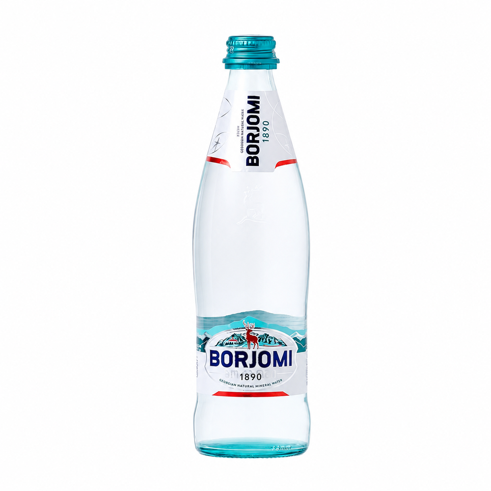 Borjomi вода минеральная лечебно-столовая газированная 0,5л