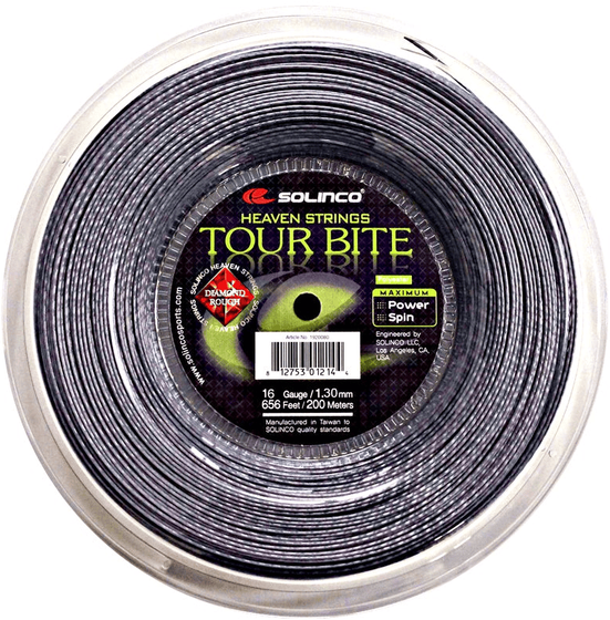 Теннисная струна Solinco Tour Bite Diamond Rough - 1.3 Reel (200м)