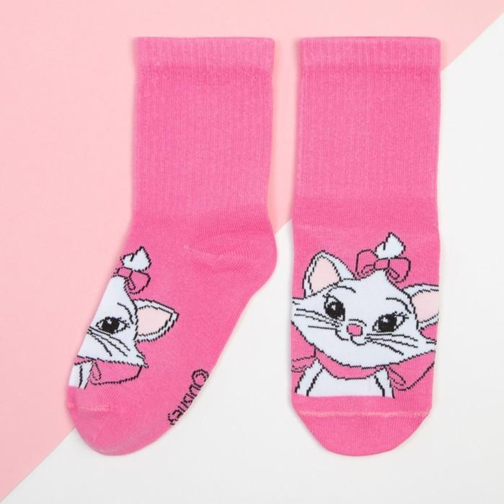 Носки для девочек "Disney. Коты Аристократы" 16-18 р., розовый (KAFTAN), 1 шт.