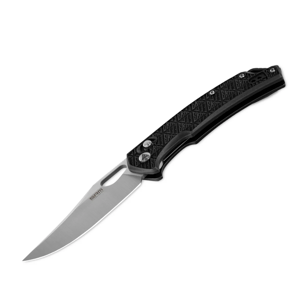 Нож складной SRM 9201-PB Retriever Satin (8Cr13MoV, Black FRN)