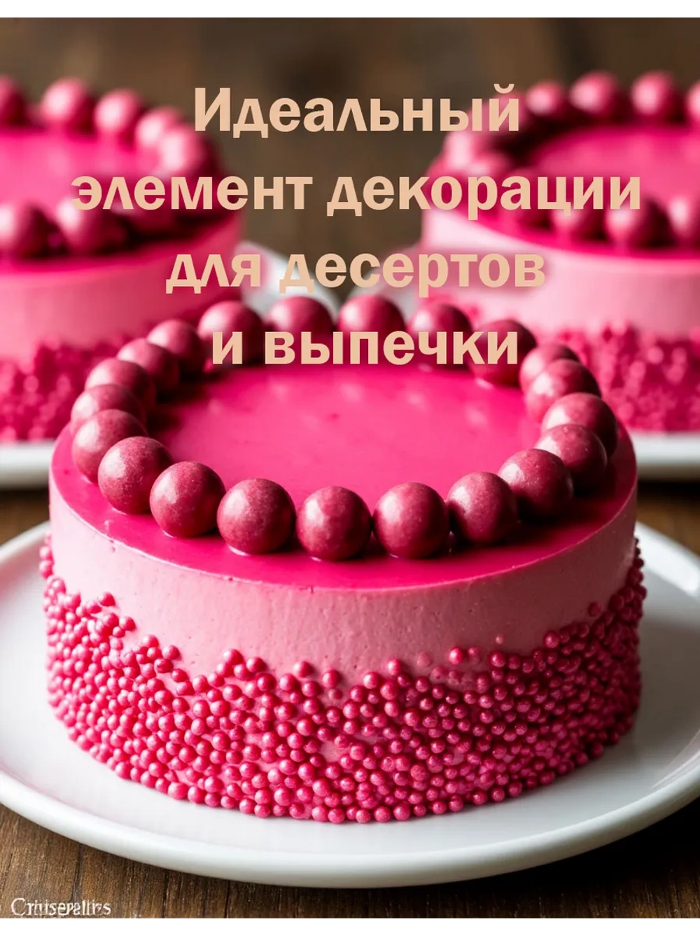 Шоколадные жемчужины 500г рубин Crispearls Ruby