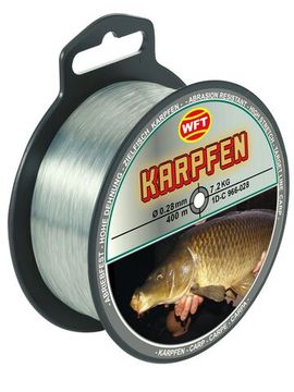 Леска монофильная WFT Zielfisch KARPFEN (КАРП) 400 м, 0,28 мм