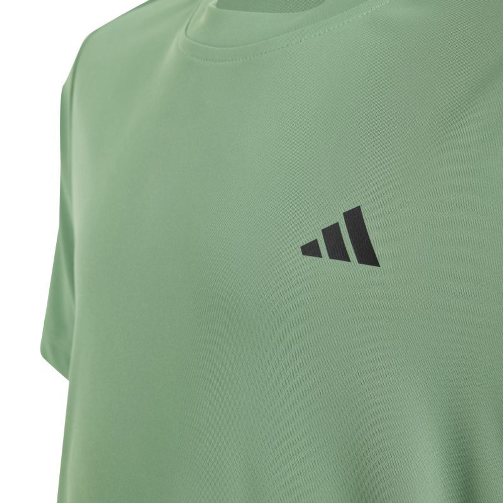 Футболка для мальчика теннисная Adidas B Club 3 Stripes Tennis Shirt - preloved gree