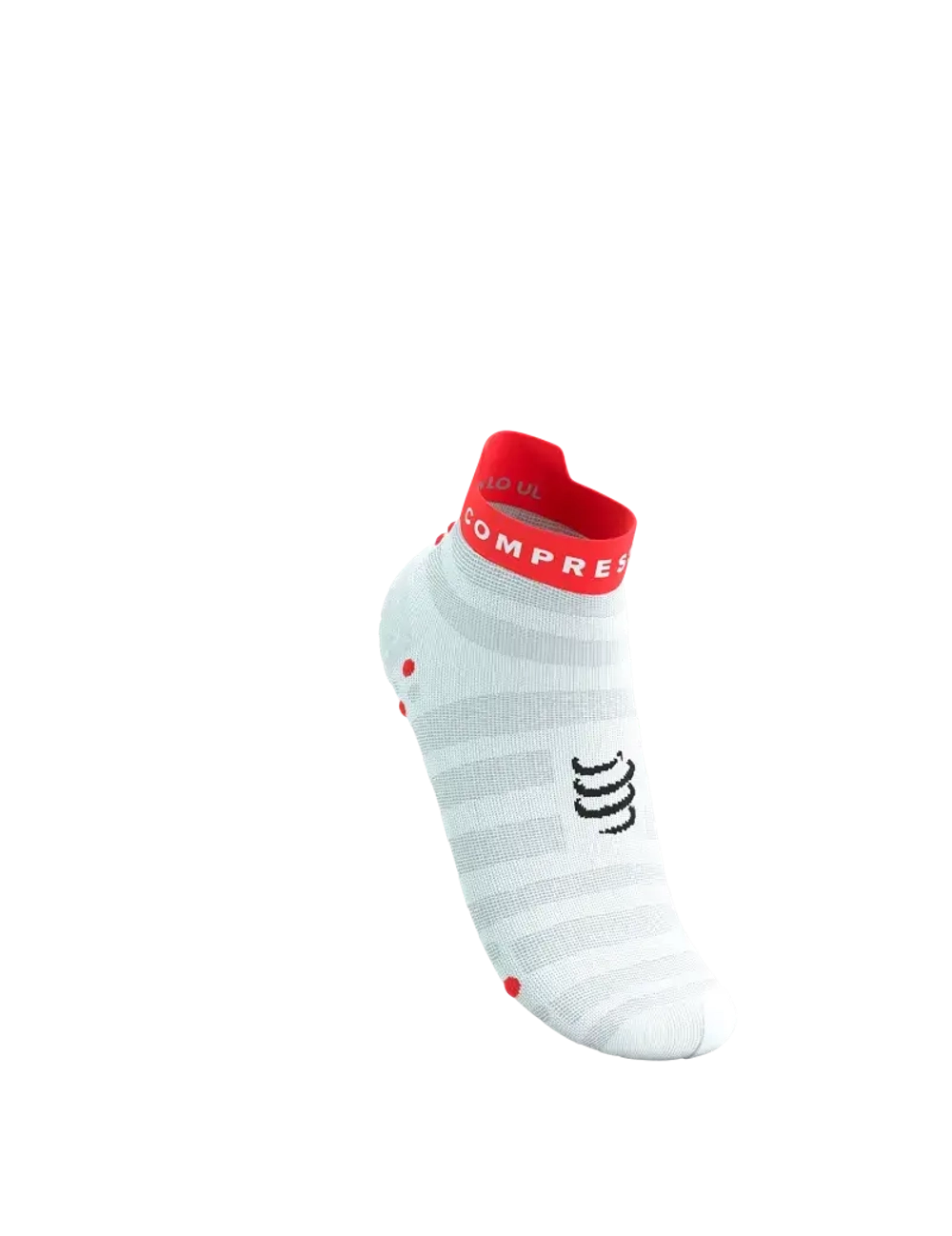Носки Run Ultralight Low V4 WHITE/FLUO RED/BLACK