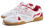LINING Hawk-Eye Men"s Table Tennis Shoes - White/Red