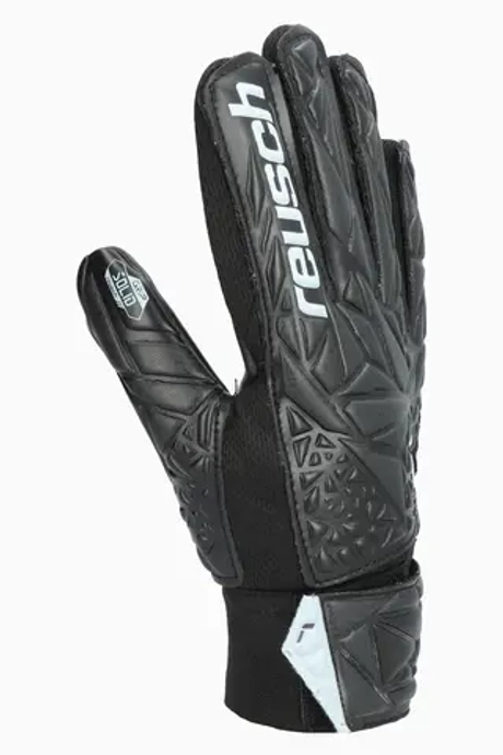 Вратарские перчатки Reusch Attrakt Starter Solid Finger Support Junior - черный