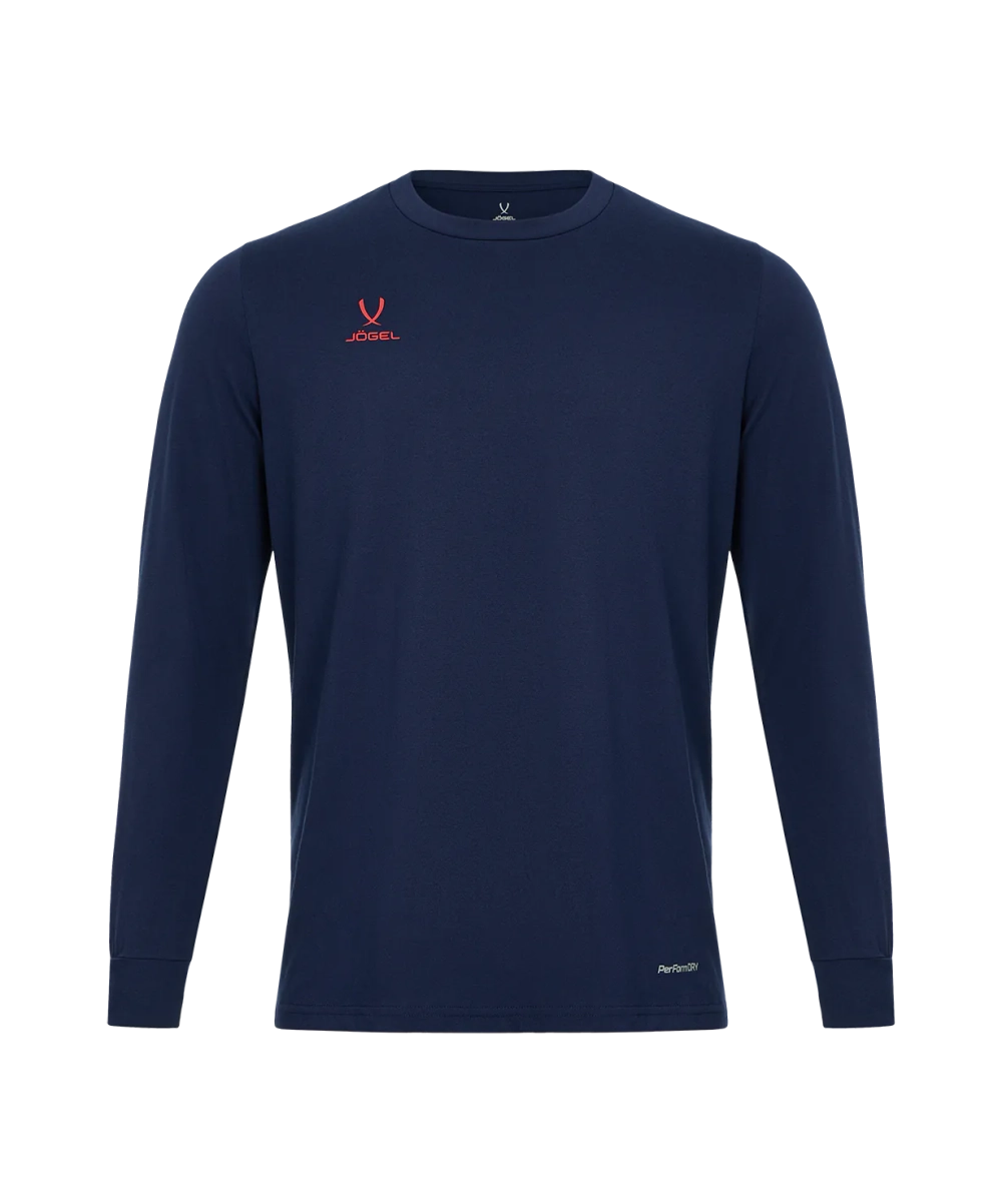 Футболка баскетбольная с длинным рукавом DIVISION PerFormDRY Pre-Match Longsleeve Jersey, темно-синий