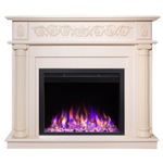 Каминокомплект Real Flame Attica WT с очагом Saphir 25,5