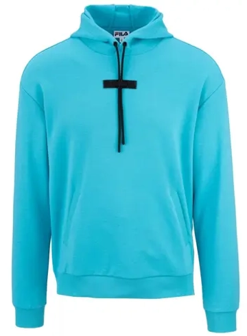 Мужская теннисная кофта Fila Miko - peackock blue