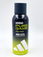 Дезодорант-спрей Adidas Pure Game deep & aromatic для мужчин, 48 часов, с маслом цитрусовых и лаванды,150 мл