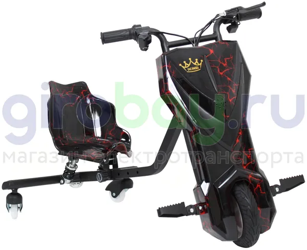 Электро Дрифт-карт IKINGI Drift Cart P2 250W (36V/4.4Ah) - Красная молния фото №2
