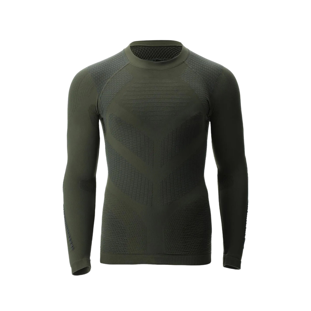 Футболка женская UYN Ambityon Defender Uw Lg_Sl.Round Neck Tactical Green/Anthracite