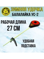 Удочка для зимней рыбалки спортивная Три Кита Балалайка УС-2, 3 штуки (удочка зимняя)