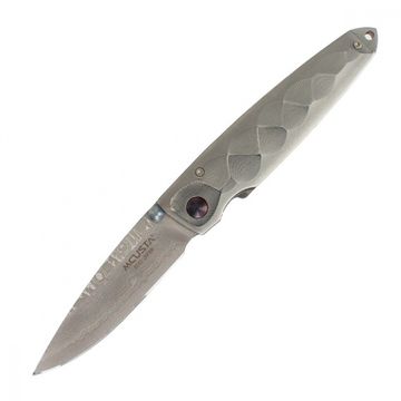 Складной нож Mcusta Damascus Tsuchi MC-0034D c клинком из стали VG-10 San Mai (Laminated Stainlesss Damascus) рукоять Damascus