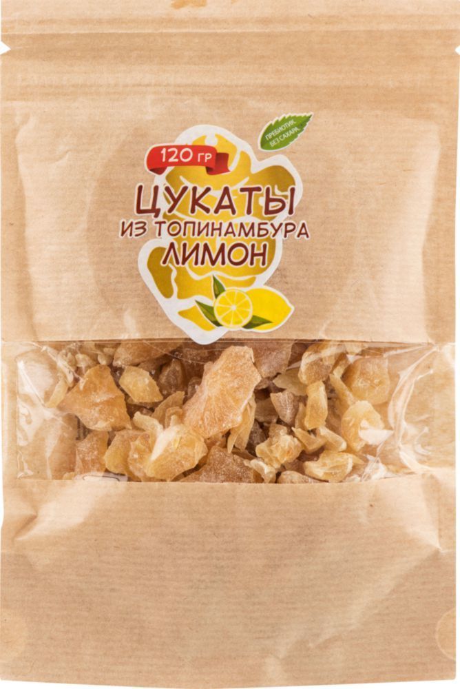 Цукаты КД Посадъ из топинамбура лимон, 120 г