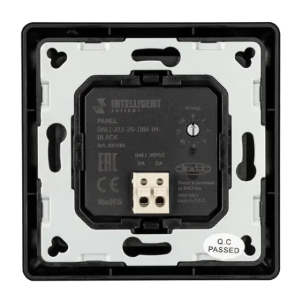 INTELLIGENT ARLIGHT Панель DALI-223-2G-DIM-IN-BLACK (BUS) (IARL, -)