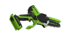 Цепная мини пила аккумуляторная Greenworks GD24CS15, 24V, 15см, бесщеточная, с автоматической смазкой цепи, c АКБ 2Ач и ЗУ ( 2010107UA) в сумке