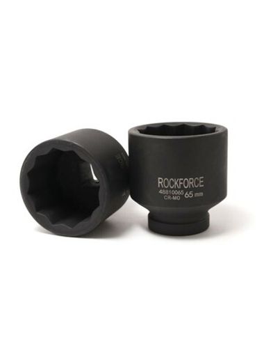 Головка ударная глубокая 1'', 65мм (12гр.) RockForce##Rock FORCE RF-48810065