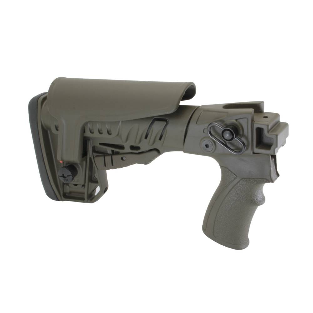 Телескопический приклад на Сайгу 12, DLG Tactical. Черный