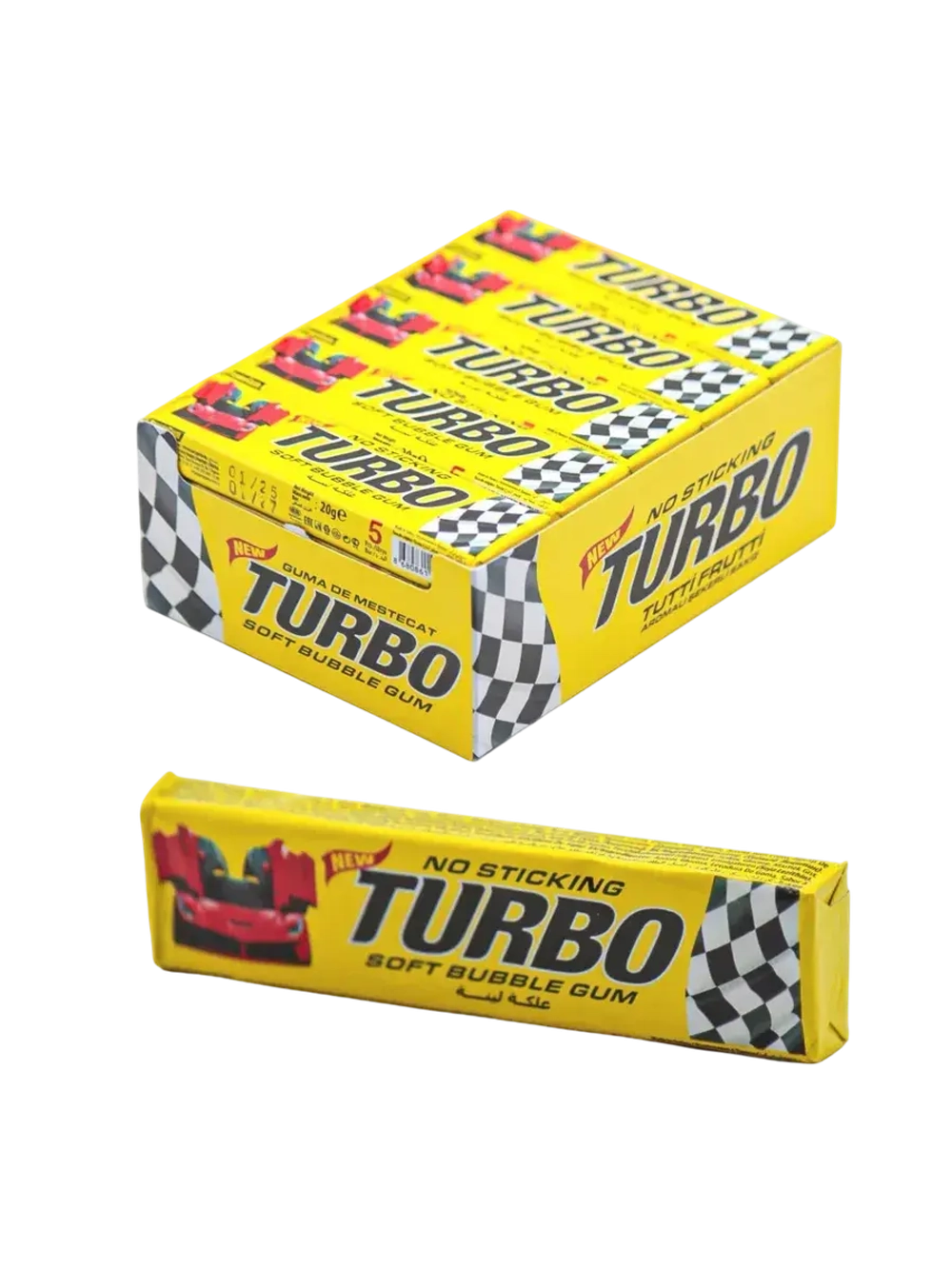 Жевательная резинка Turbo ,блок 20шт