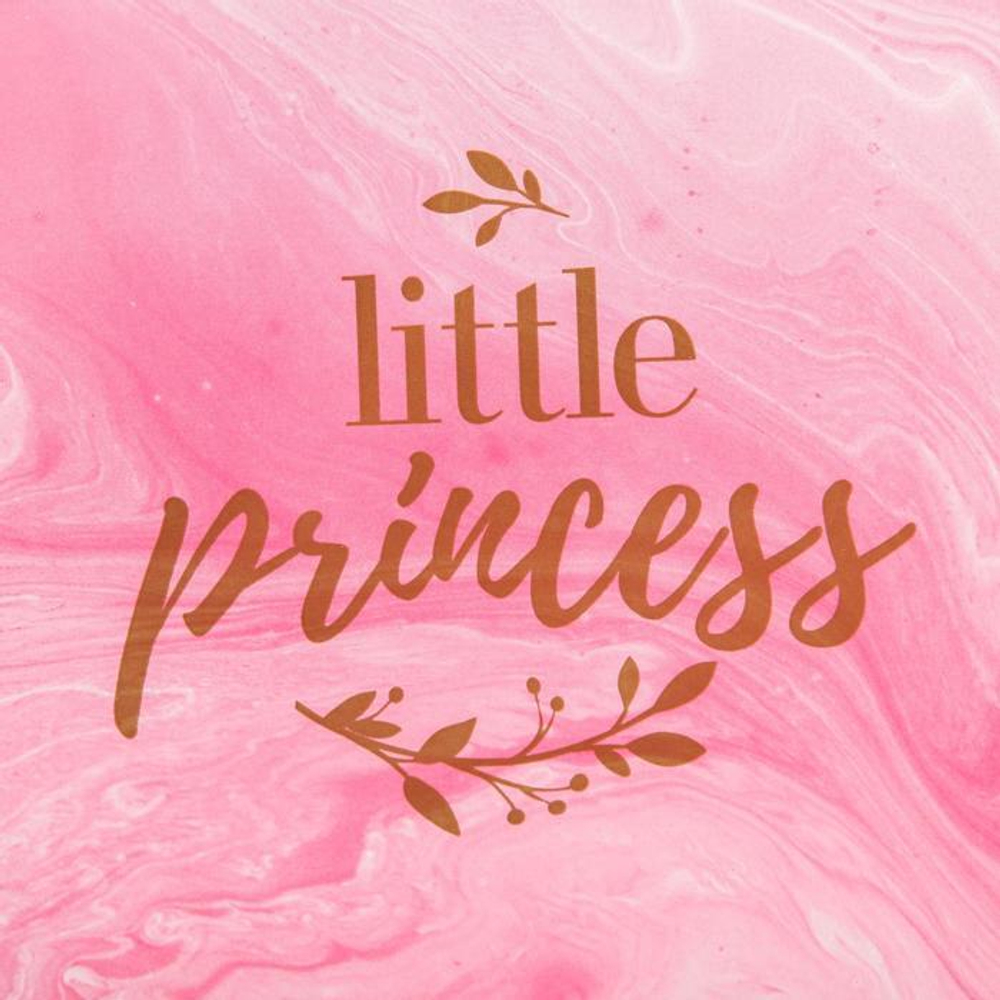 5517451 Нагрудник "Little princess"  непромокаемый на липучке