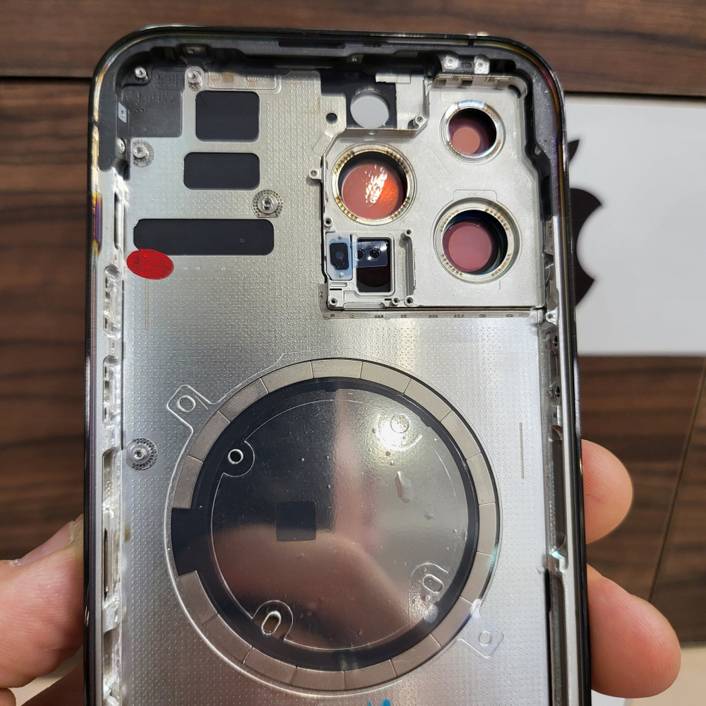 Корпус в сборе для iPhone 14Pro Max "Премиум качество" (цвет: Чёрный)