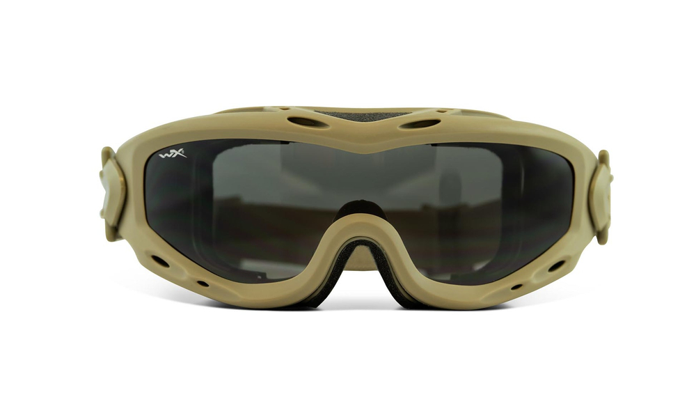 Маска защитная Wiley X WX Spear (Frame: Matte Tan, Lens: Grey + Clear + Rust)