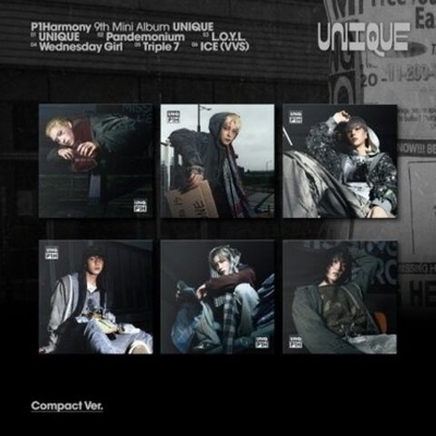 Альбом P1Harmony - UNIQUE 9th Mini Album COMPACT RANDOM Version