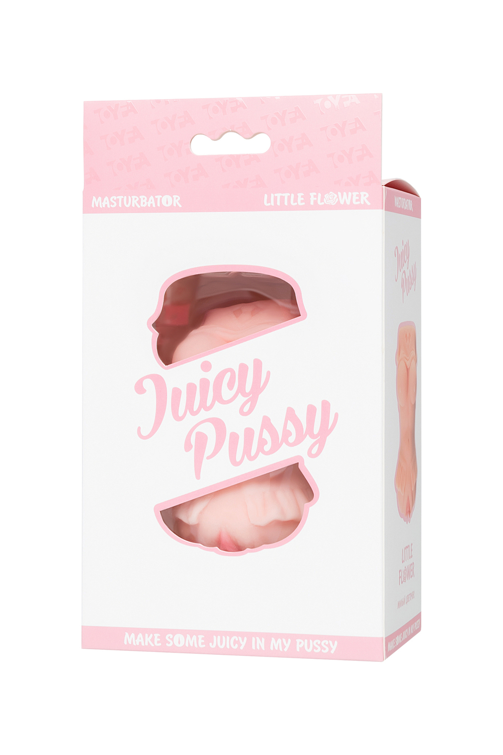 Мастурбатор реалистичный Juicy Pussy by TOYFA Little flower, TPE, телесный, 11,5 см