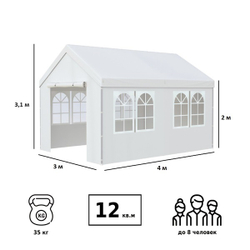 Тентовый павильон Green Glade 3x4 м