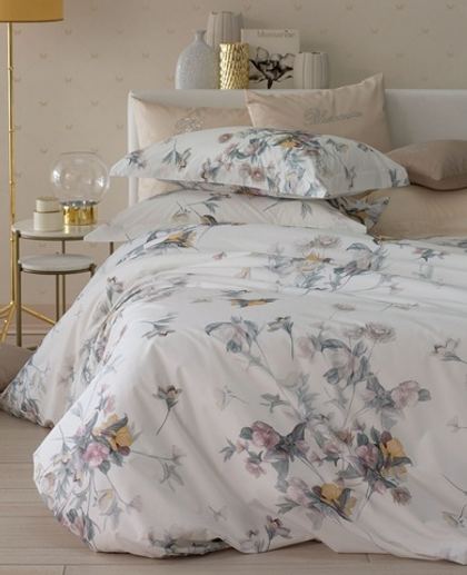 Постельное белье 2 спальное евро макси Blumarine Liala miele