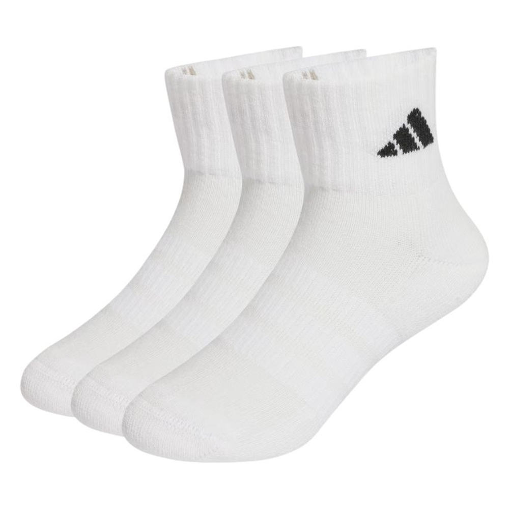 Теннисные носки Adidas Cushioned Sportswear Ankle Socks 3P - white/white/black