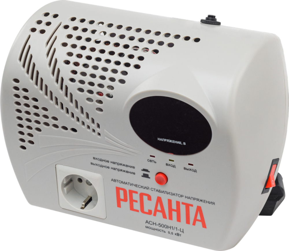 Стабилизатор напряжения серии LUX Ресанта АСН-500Н1/1-Ц