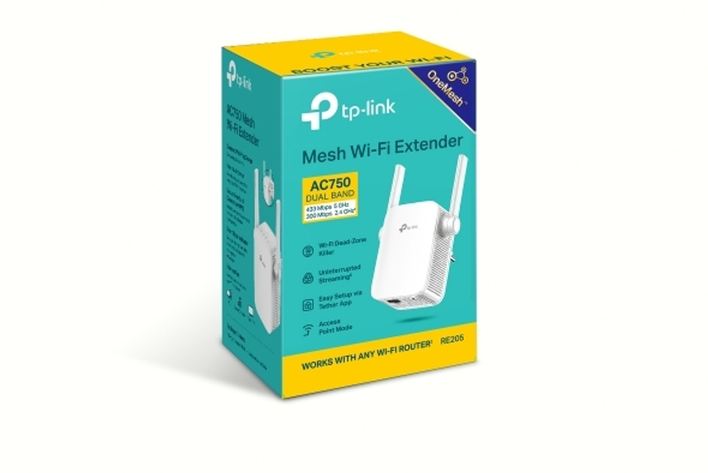 TP-Link RE205 Усилитель Wi-Fi сигнала AC750