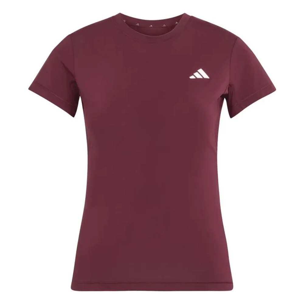 Женская теннисная футболка Adidas Primelift Essentials Contour - maroon