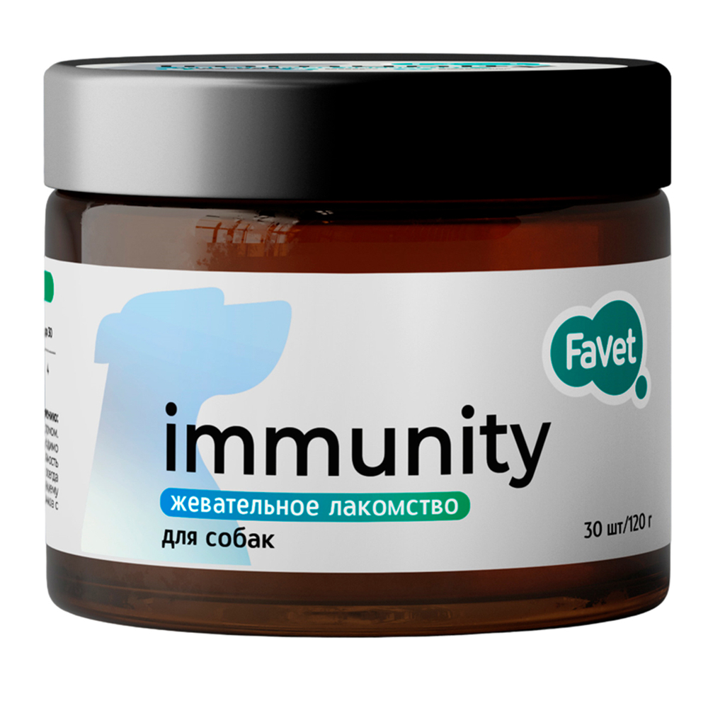 Favet Функциональное лакомство FerrumActive Soft Chews для иммунитета для собак, 120 г
