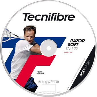 Теннисные струны Tecnifibre Razor Soft (200 m) - черный