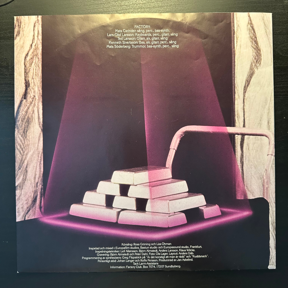Factory - II (Швеция 1980г.)