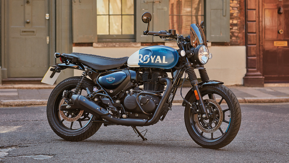 Royal Enfield Hunter 350 Rebel Blue 2026