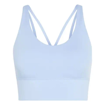 ТОП теннисный Adidas 3 Stripes Studio All Me Light Support - glow blue