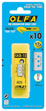 OLFA 17.8 мм, для ножа, специальное лезвие (OL-SKB-10/10B)