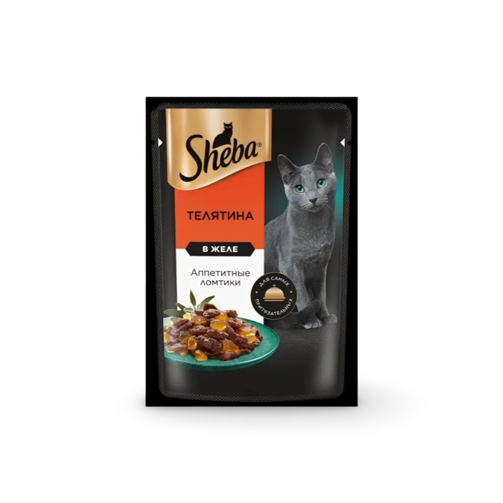 Sheba вз кош телятина желе 75г