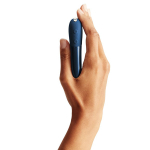 Синяя водонепроницаемая вибропуля 10см We-Vibe Tango X Midnight Blue SNTTSG6