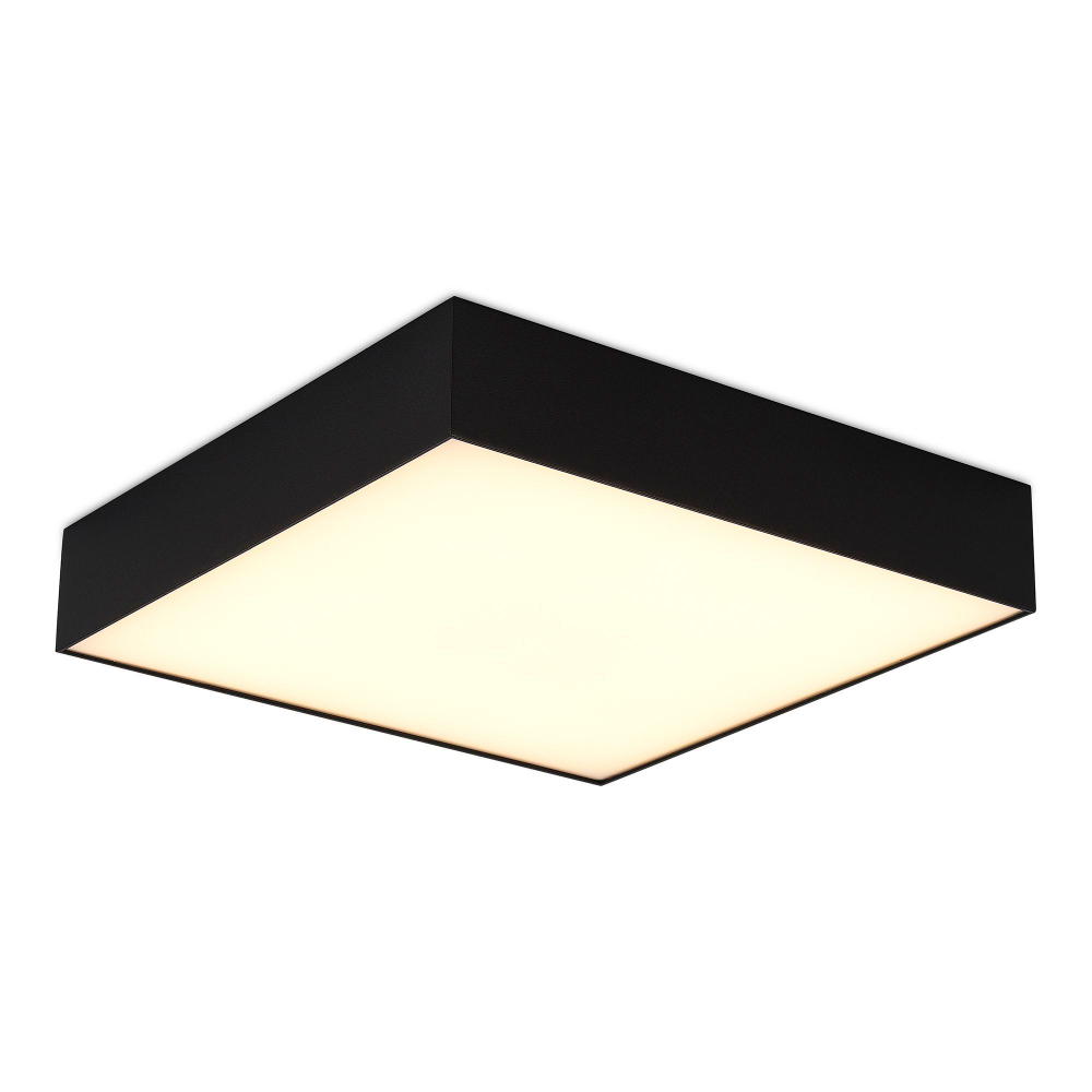 ST608.432.96 Светильник потолочный Черный LED 1*96W 3000K 8 640Lm Ra>90 120° IP20 L600xW600xH55 220V Накладные светильники